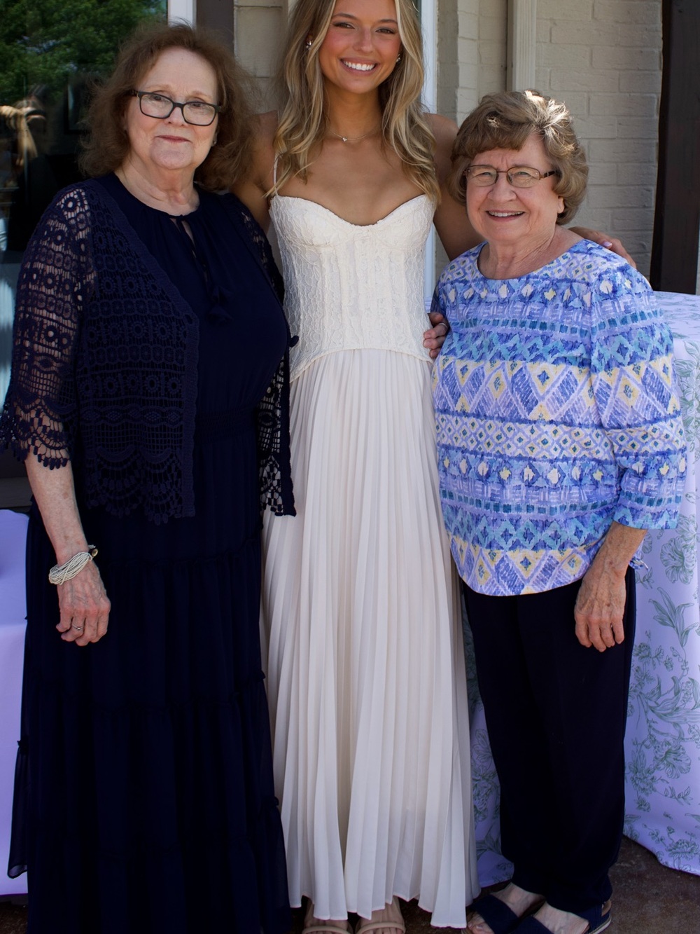 Fashion Nova Ivory Corset Maxi Dress - Picture 4 of 5
